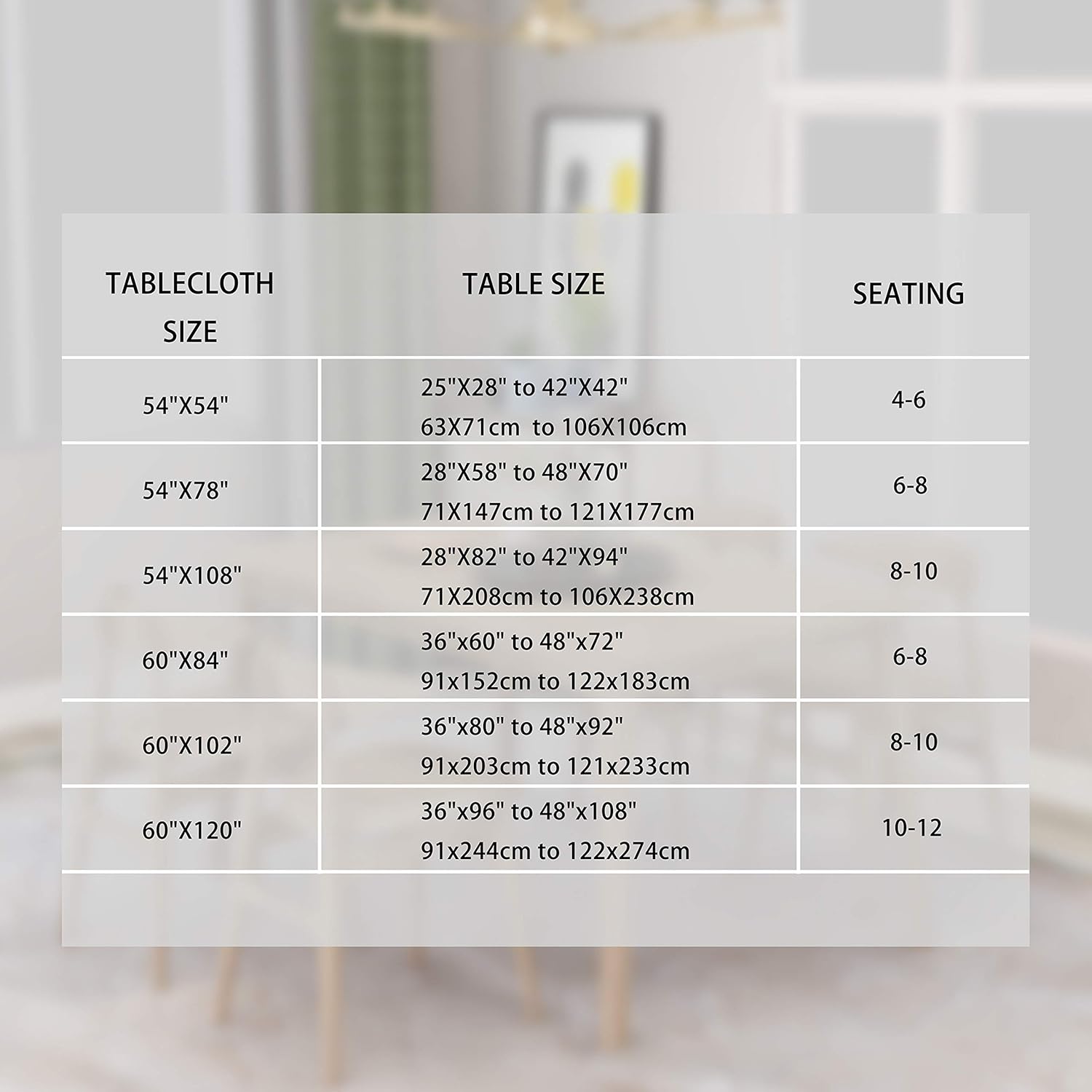 sancua Rectangle Tablecloth - 60 x 84 Inch - Stain and Wrinkle Resistant Washable Polyester Table Cloth, Decorative Fabric Table Cover for Dining Table, Buffet Parties and Camping, Black: Home & Kitchen