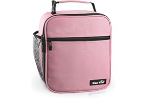 Hap Tim lunchbox for Adult, Insulated Lunch Bag for Women, Reusable Lunch Box, Spacious Lunchbag, Pink (18654-PK)