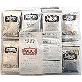 Jaipur Avenue Masala Chai Tea Mix – All-Natural Assam Black Tea with Cane Sugar & Premium Dry Milk – Preservative-Free, Gluten-Free, Authentic Indian Chai Latte – Masala (Spiced, Not Sweet), 50 Count