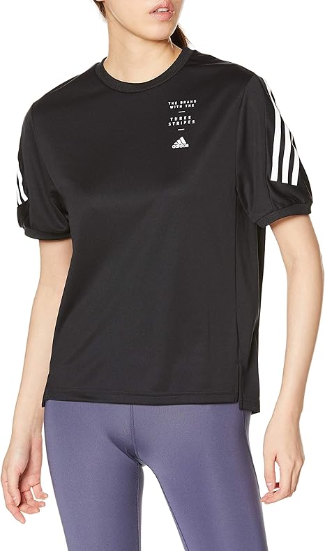 Amazon アディダス 半袖 Mhe 3ストライプス Tシャツ レディース シャツ 通販