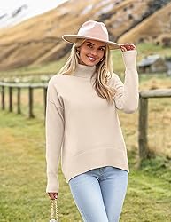 Zeagoo Women's Turtleneck Sweater 2025 Fall Winter