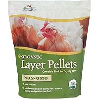 Manna Pro Layer Pellets for Chickens | Non-GMO & Organic High Protein Feed for Laying Hens