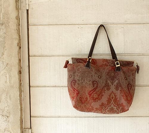 handbags made from upholstery fabric