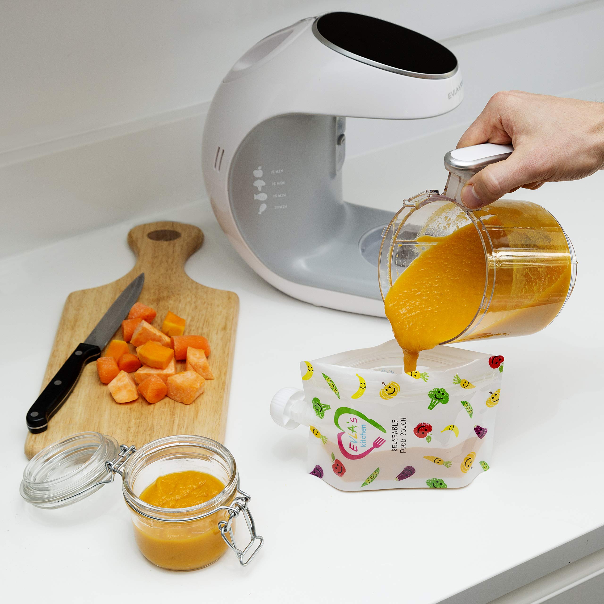 EVLA'S Baby Food Maker, Healthy Homemade Baby Food in Minutes, Steamer
