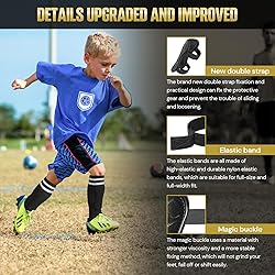 Soccer Shin Guards for Youth Kids Toddler, Upgraded