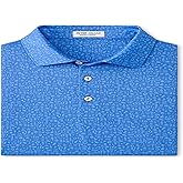 PETER MILLAR Toga Party Performance Jersey Polo: Blue Sea Medium