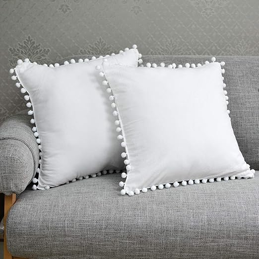 Amazon Com Soffta Boho Throw Pillow Covers 18 X 18 Inch Pack Of 2