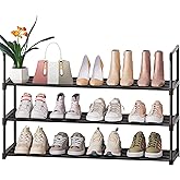 Shoe Rack for Closet Sturdy Shoe Storage Metal Shoe Rack Organizer for Entryway Shoes Organizer Over The Door Shoe Organizer 