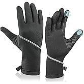 Tiny Chou Winter Gloves Women Men, Warm Gloves Cold Weather, Touchscreen Thermal Gloves for Running Cycling Driving Hiking