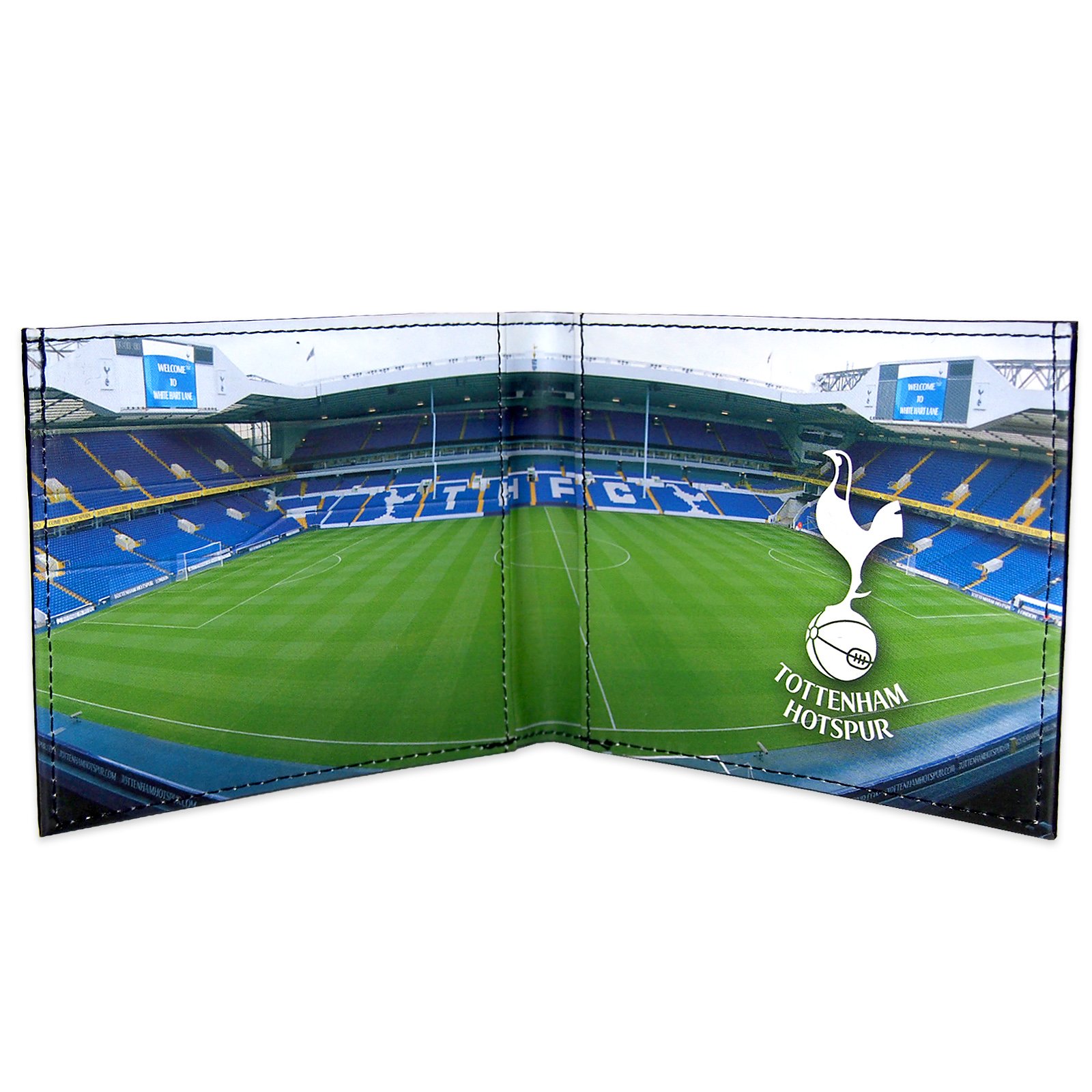 Tottenham Hotspur FC Official Football Gift Embossed Crest Stadium Wallet Black