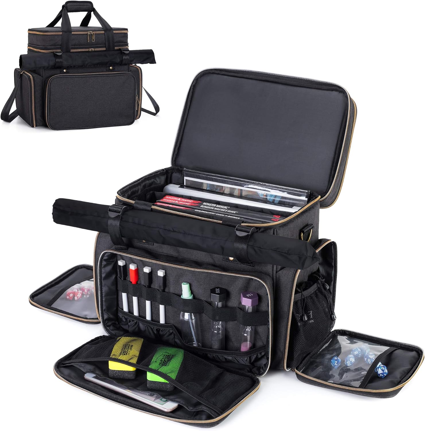 Trunab Tabletop RPG Adventurer's Travel Bag Compatible with Dungeons