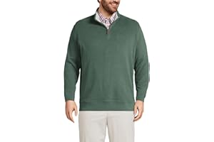 Lands' End Bedford Rib Quarter Zip Sweater