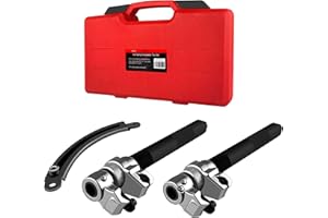 WETT Coil Spring Compressor Tool Set, 2-Piece Heavy Duty Strut Spring Compressor Tool with Extendable Bracket, 2645LB Capacit