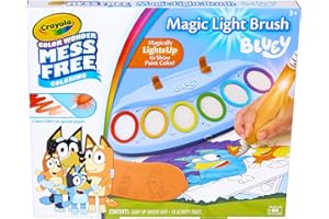 Crayola Bluey Color Wonder Magic Light Brush, Mess Free Painting Station for Kids, Holiday for Kids, Toddler Bluey Toys & Activities, Ages 3+