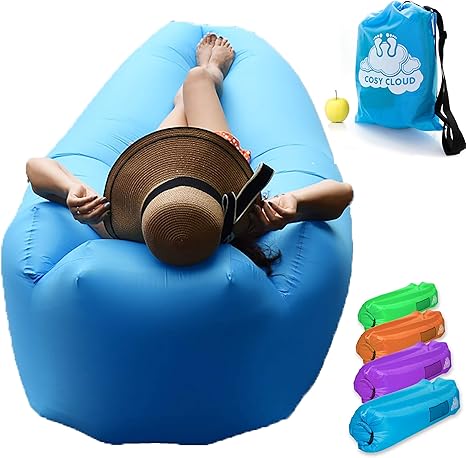 wind inflated beach chair