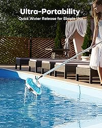 (2025 Upgrade) Cordless Robotic Pool Cleaner, Lasts