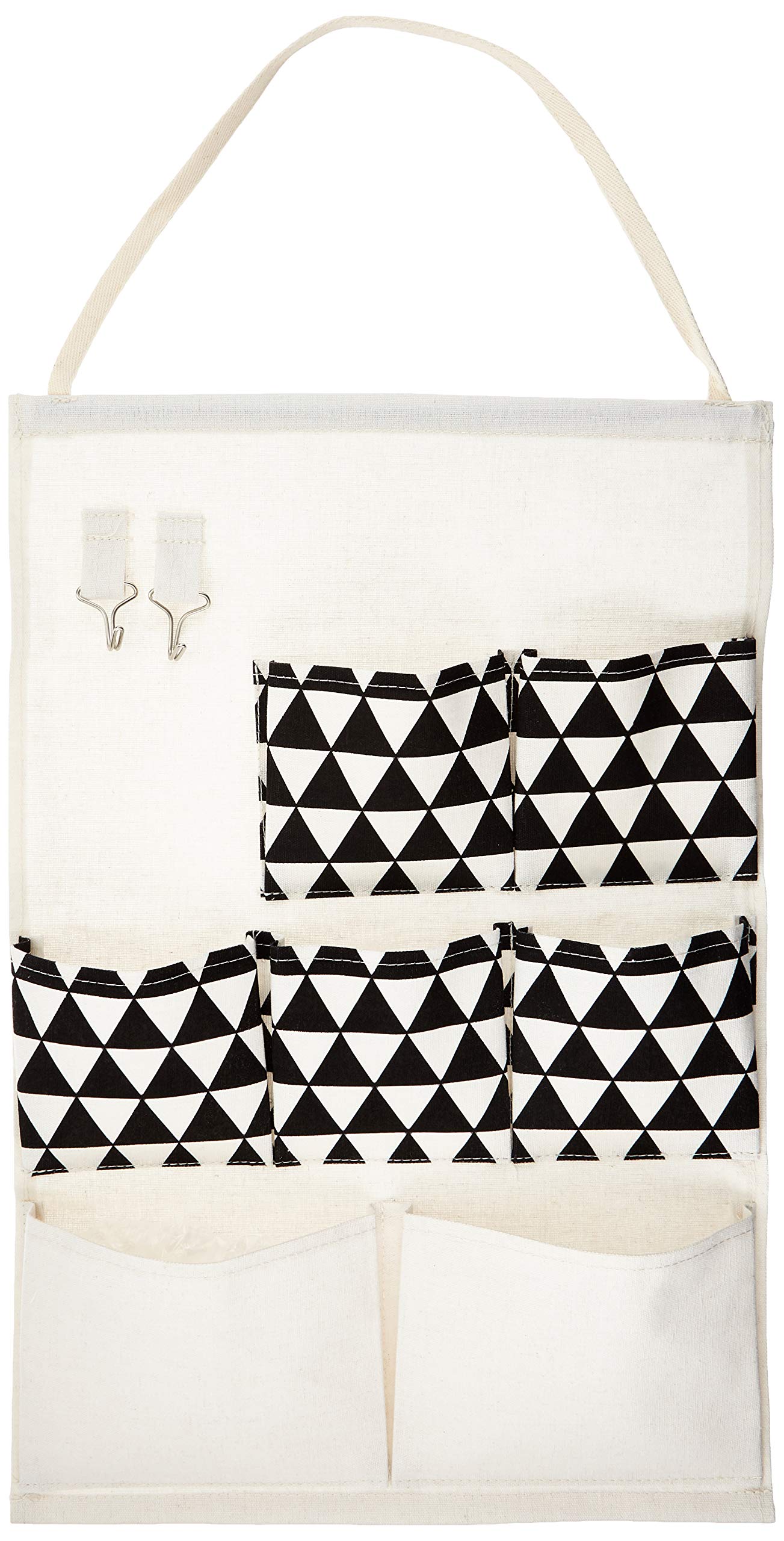 See Mann Large PITT Hanger Organiser Black White 30 x 50 x 0.5 cm 528464185884, Standard, Single