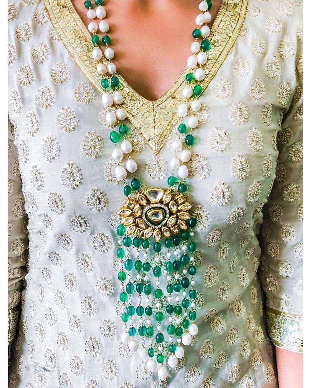 veroniq trend multi strand kundan raani