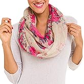 Infinity Scarf for Women Lightweight Fashion Scarves for Summer Fall