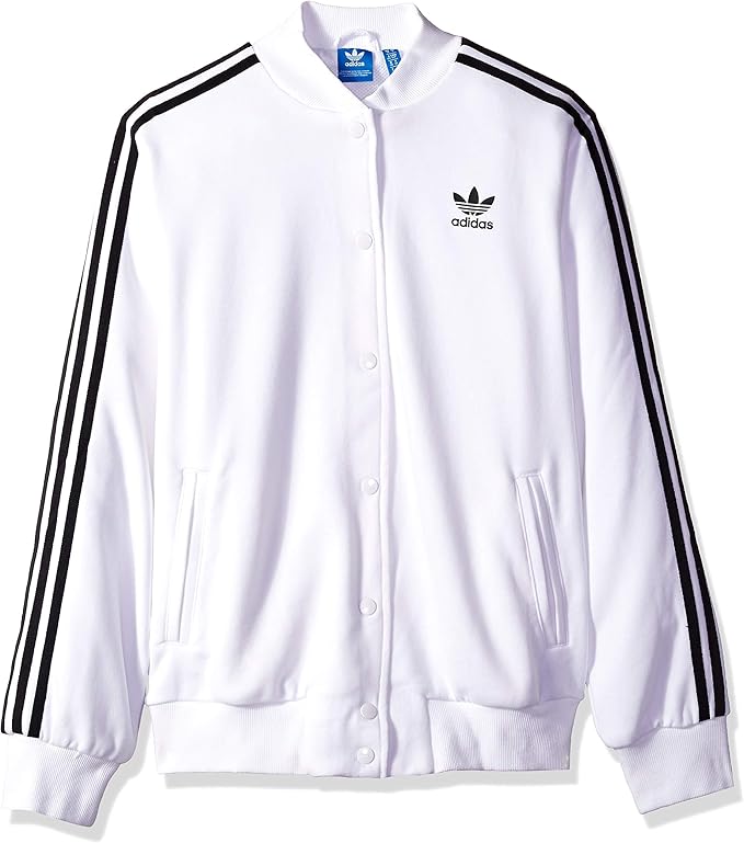 adidas 3 stripe bomber jacket