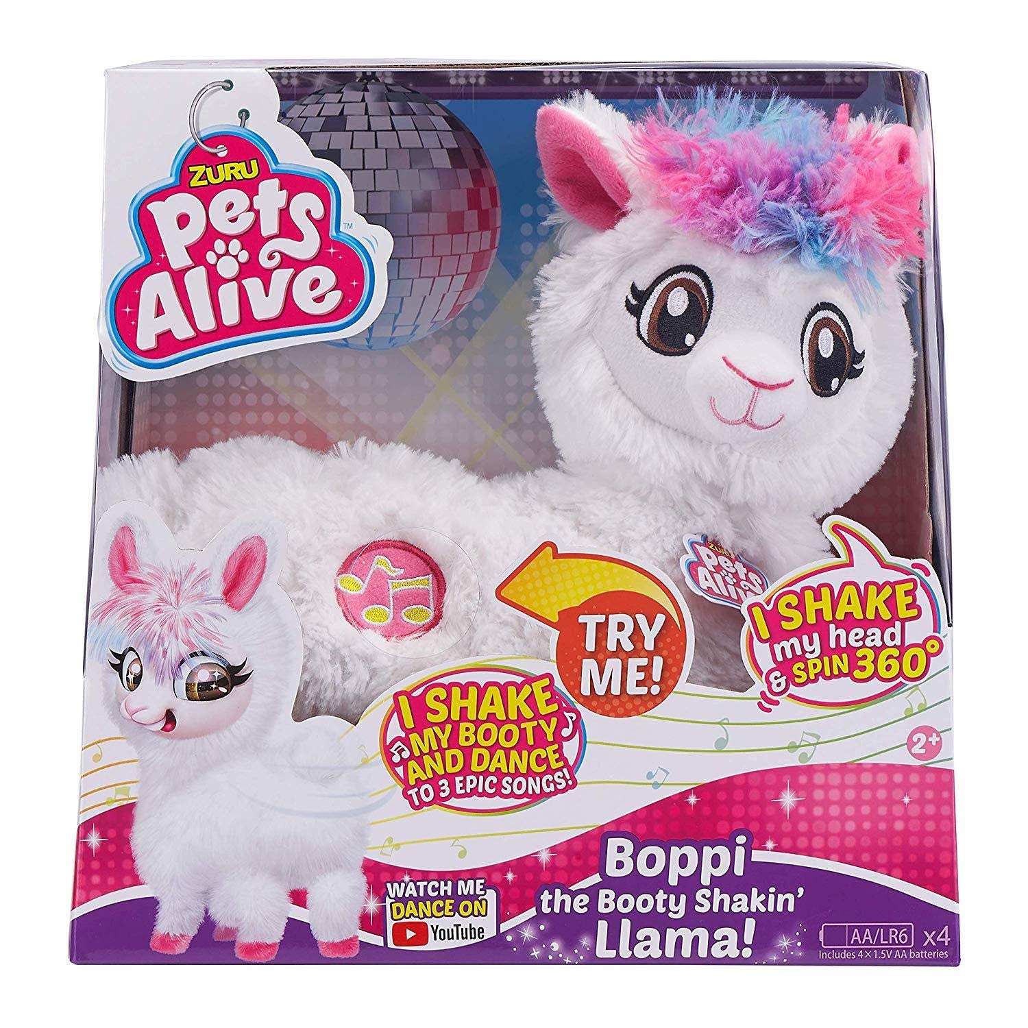 Zuru Pets Alive- Booty Shakin' Lama (30117), White