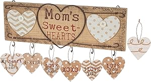 Ganz Rustic Wood Key Holder Mom's Sweet Heart