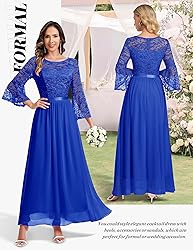 Wedtrend Women's Cocktail Dress Floral Lace Chiffon