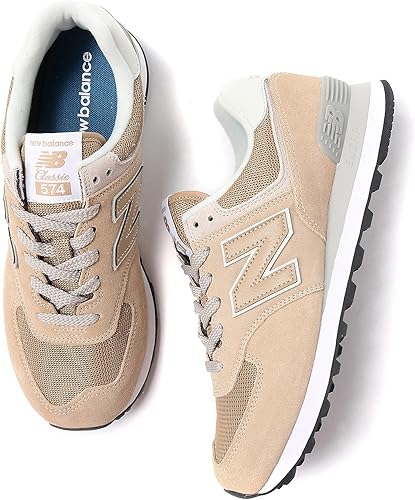 Amazon ニューバランス Ml574ebe スニーカー ベージュ メンズ シューズ