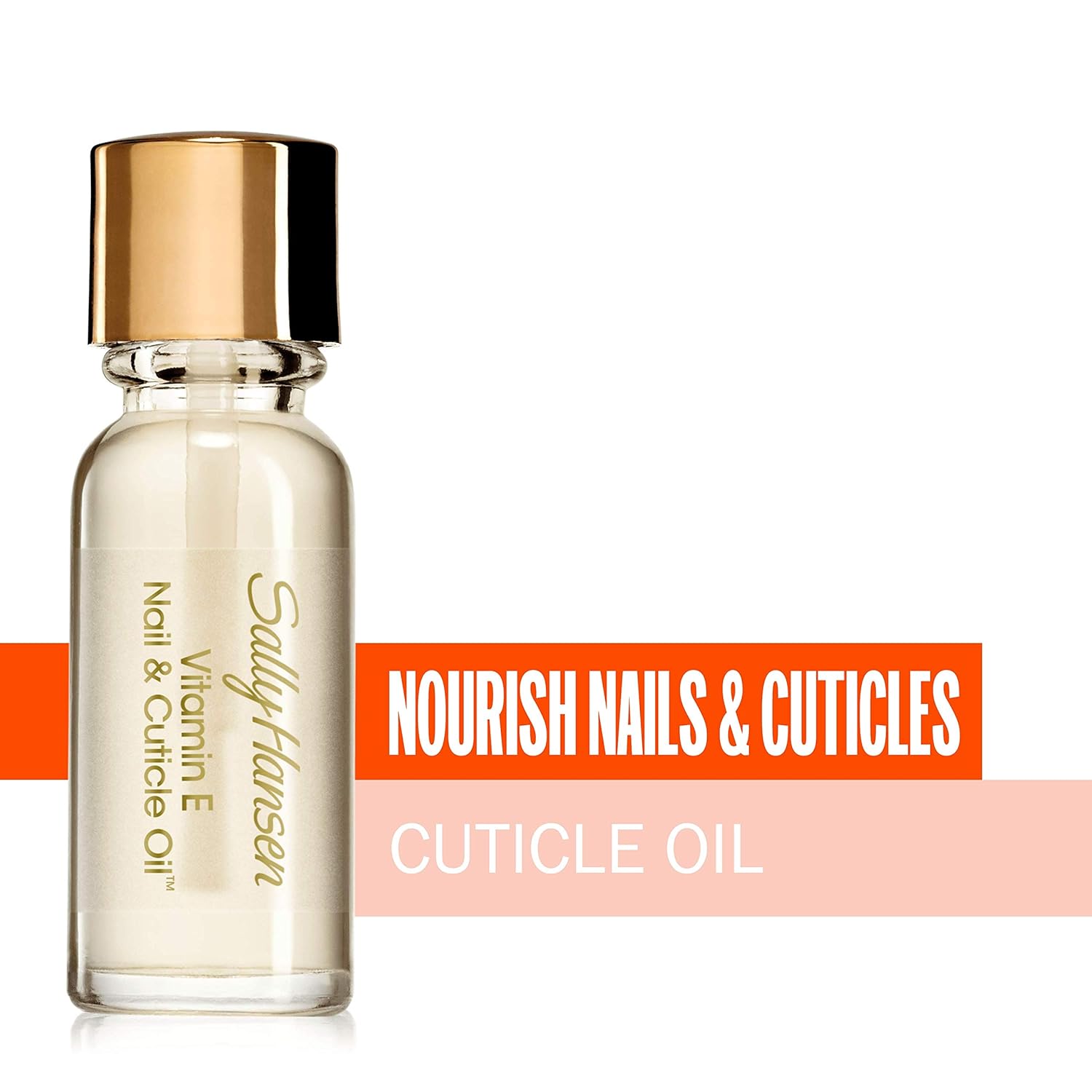 Sally Hansen Vitamin E Nail and Cuticle Oil, 0.45 Fluid Ounce: Beauty