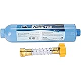 Camco 40043 TastePure RV/Marine Water Filter with Flexible Hose Protector | Protects Against Bacteria | Reduces Bad Taste, Od