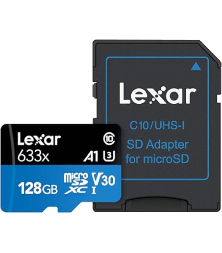 Amazon.com: Lexar LSDMI64GBBNL633A High-Performance 633x microSDHC