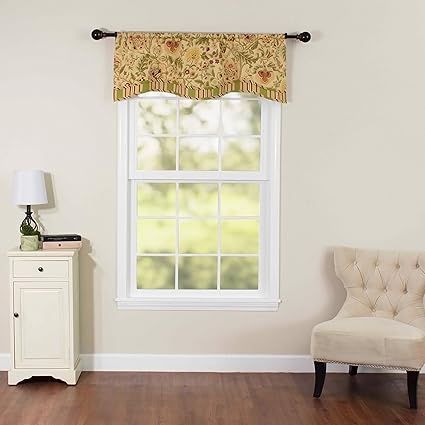 WAVERLY Imperial Dress Window Valance, Antique