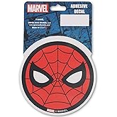 Marvel Spider-Man Head Adhesive Vinyl Decal - Fun Spider-Man Sticker Decal for Car - Great Gift Idea
