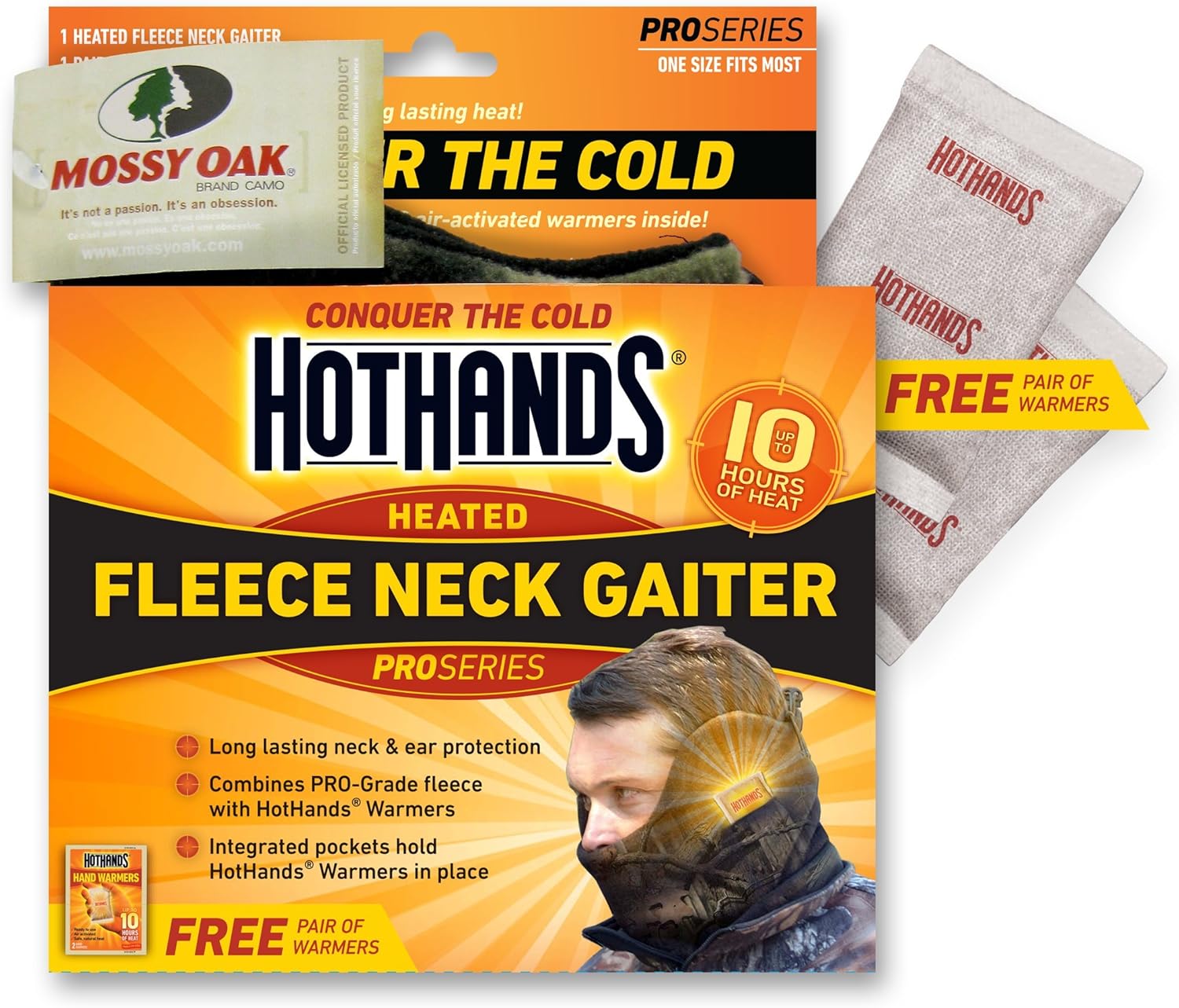 HotHands Heated Fleece Neck Gaiter: Clothing