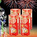 Ivtivfu Fireworks Bubble Machine with Lights for