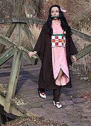 CR ROLECOS Nezuko Kamado Cosplay Costume for Demon