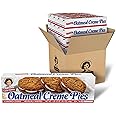 Little Debbie Oatmeal Creme Pies, 192 Soft Oatmeal Cookies with Creme (16 Boxes)