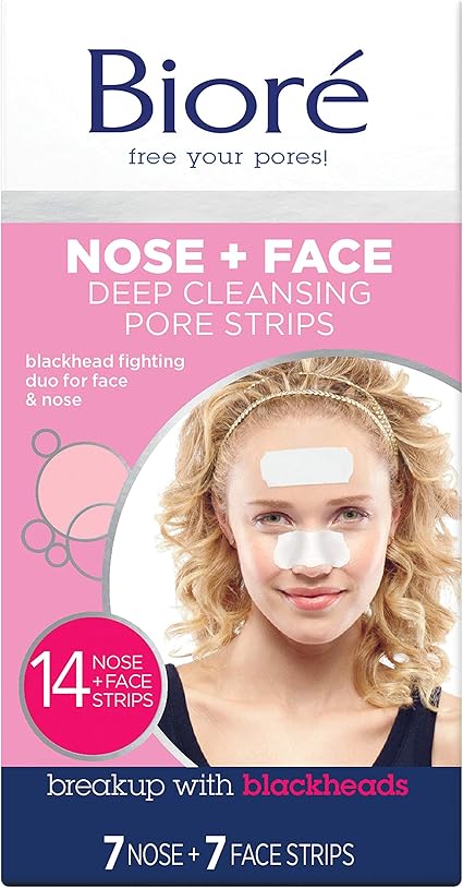 deep cleansing pore strips for face