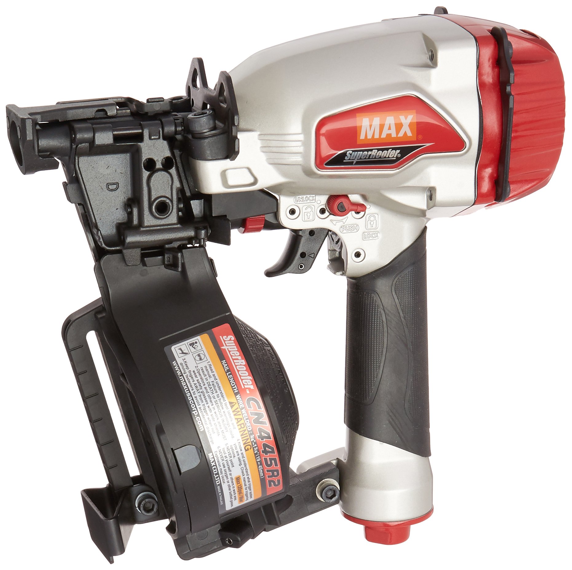 MAX CN445R2 SuperRoofer Roofing Nailer 
