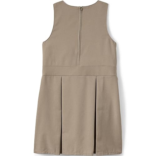 Lands' End Uniform Jumper Top Of Knee Khaki Kids Plus in Oman