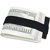 Money Bands (Set of 4) - Money Bands for Large Amounts of Money and Cards - Silicone Bands - Wallet Alternative
