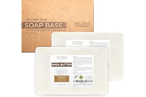 velona 10 LB - Shea Butter - Melt and Pour Soap Base SLS/SLES free | Natural Bars for The Best Result for Soap-Making