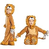 Spooktacular Creations Halloween Toddler Lion Costume with Zebra Toy, Lion Costume Kids for Baby Halloween Dress Up Party