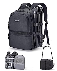 BAGSMART Camera Backpack, DSLR SLR Small Camera