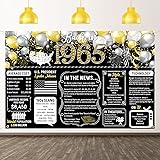 60th Birthday Black Gold Party Decoration Back in