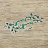Create idea 4Pcs PS5 V1 Conductive Film Membrane Replacement FPC Ribbon Cable view 5