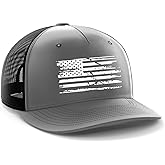 Tactical Pro Supply PVC American Flag Snapback Hat for Men and Women