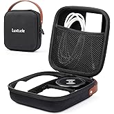 Luxtude Electronic Organizer Travel Case, Portable Tech Organizers, Hard Charger Organizer, Travel Cable Organizers, Tech Bag (Single-Layer, Black, X-Small)