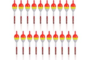 JOGFFDE Fishing Floats and Bobbers Slip Bobbers for Fishing Spring Oval Stick Floats Slip Bobbers for Crappie Catfish Trout Fishing