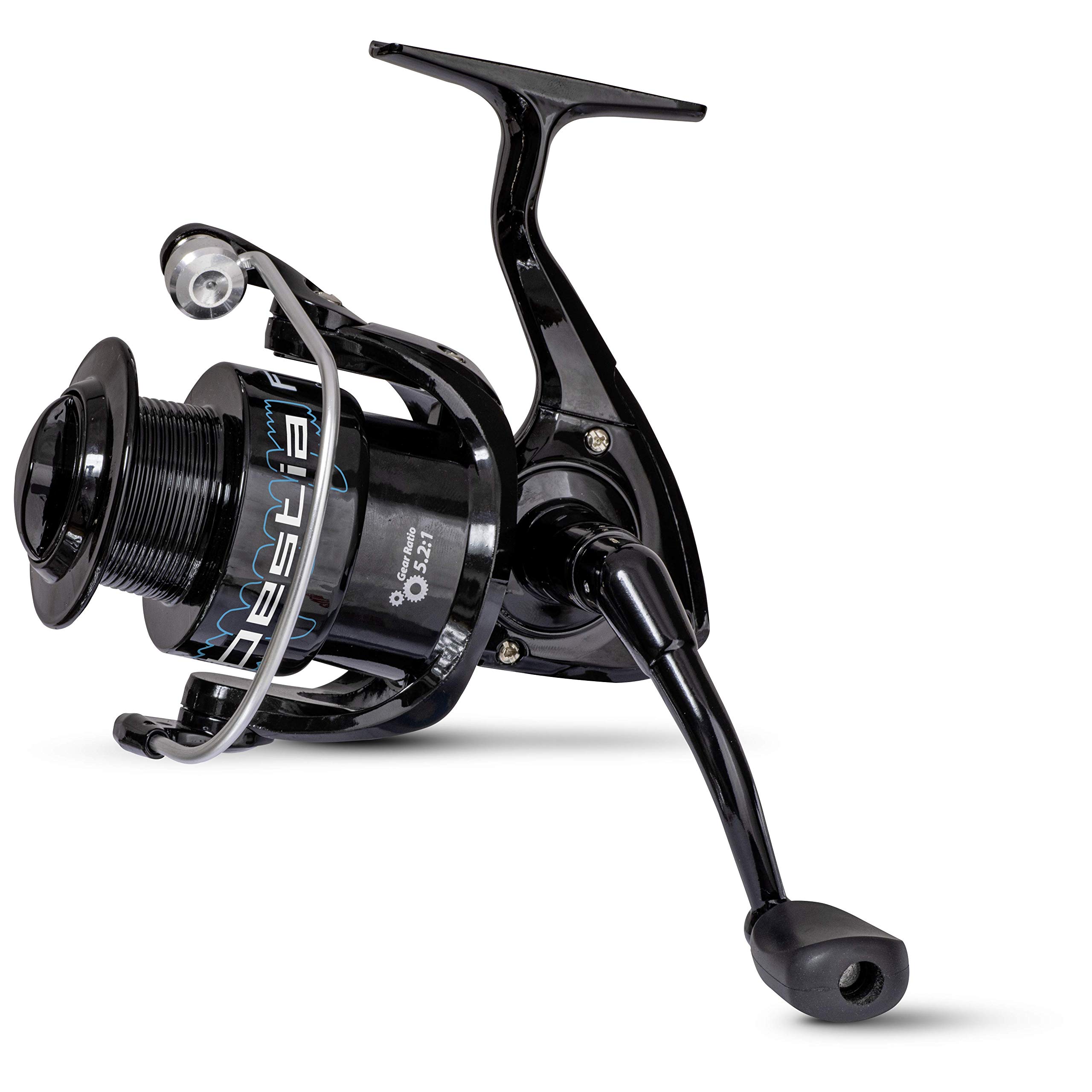 Zebco Value for Sensation Bestia FD 6000 all-round fishing reel with high braking force up to 6 kg, black